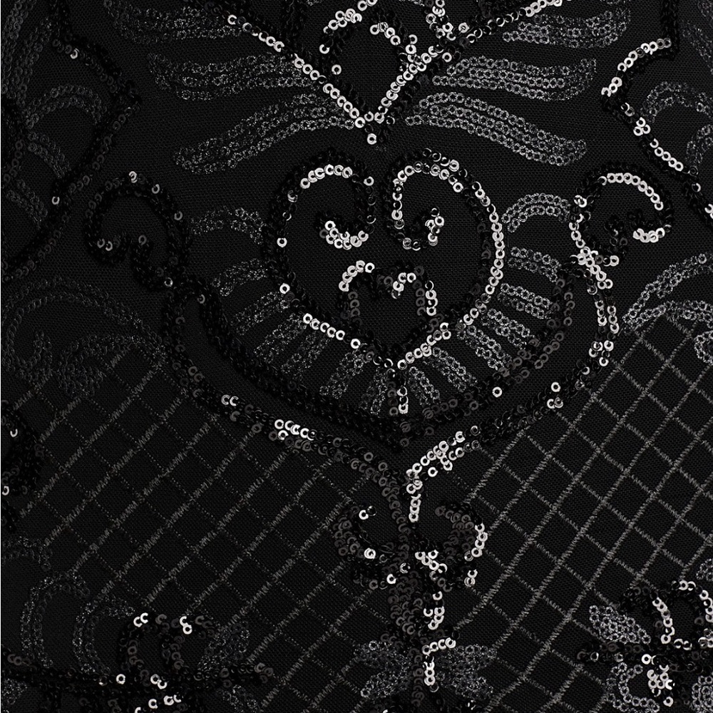 Aqua sequin gown - Picture 5 of 5